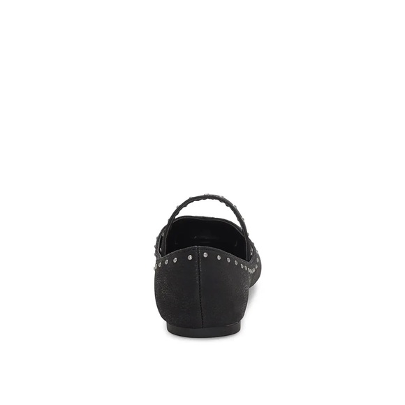 Lucky Brand Girls Studded Mary-Jane's
Flat Shoes Black size 2 Matte  black flats - Picture 4 of 11